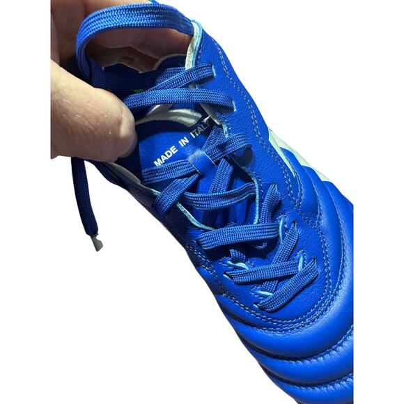 Diadora Brasil Elite2 Tech Italia LPX FG Soccer Cleats Royal Blue Made in Italy main image 12